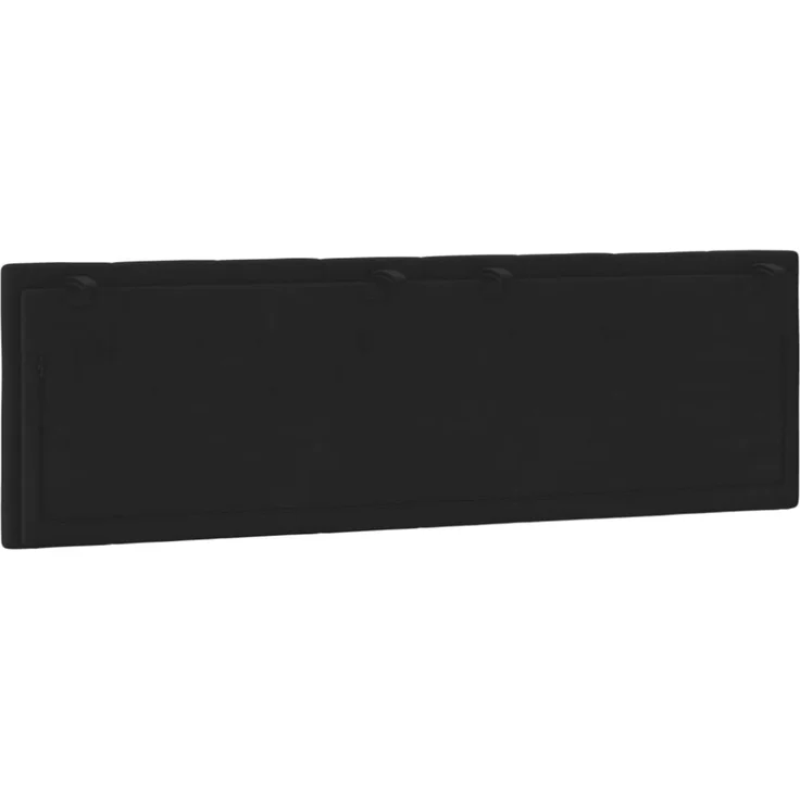 vidaXL Kopfteil-Kissen Schwarz 160 cm Samt 374677 – Bild 2