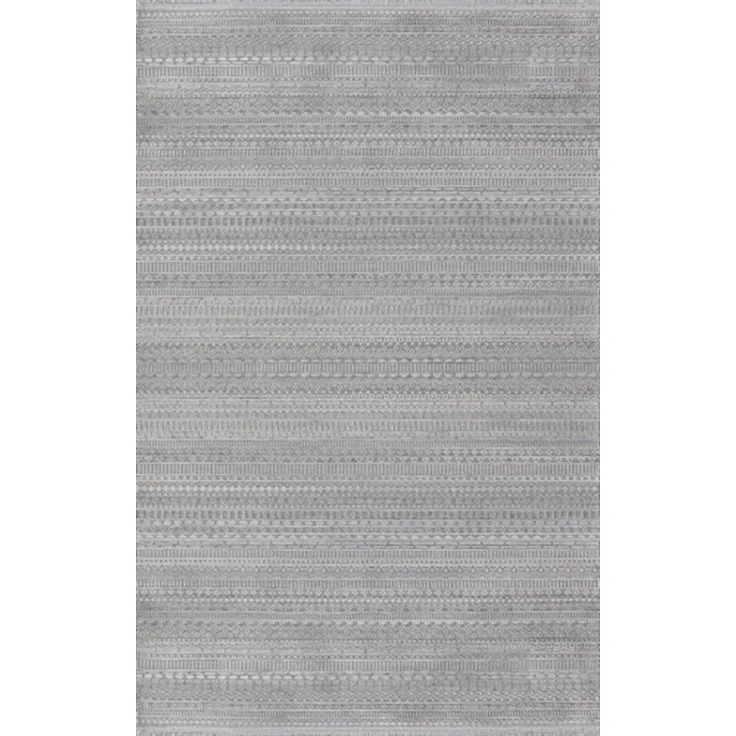 Moderner Acrylteppich 160 x 230 cm Acryl Grau 88783365 [en. casa]