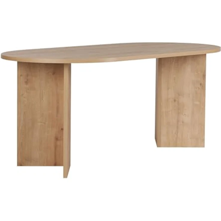 Skye Decor Esstisch Sablin (1-St, 1 Tisch), modernes Design, stabile 180 x 90, Oval Tischplatte – Bild 4