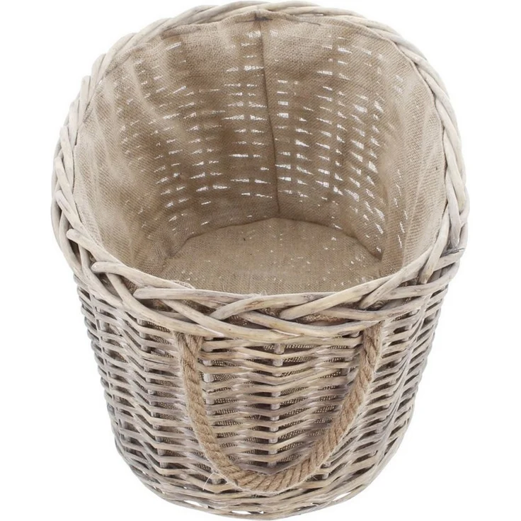 Aufbewahrungskorb Füllkorb Flechtkorb Kaminholz Brennholz Feuerholz Korb – Bild 3