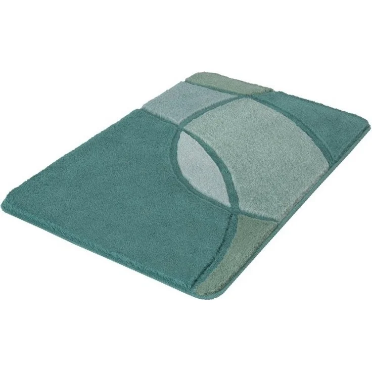 Kleine Wolke Badematte Kent, Höhe 20 mm, rutschhemmend beschichtet, fußbodenheizungsgeeignet, Polyacryl, rechteckig, Badteppich, modernes Design, Hoch-Tief Effekt, waschbar – Bild 4