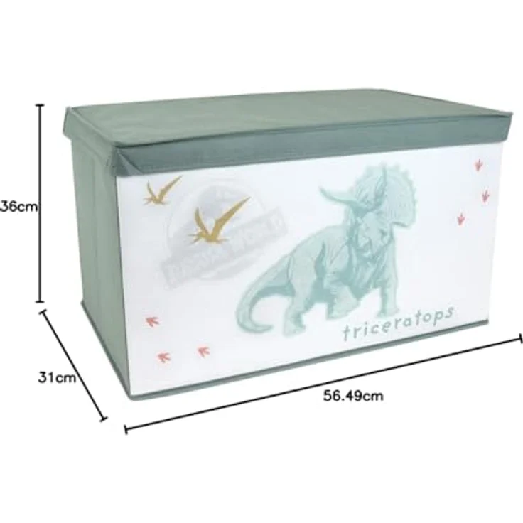 Fun House 713503 Jurassic World Dinosaurier Spielzeugkiste faltbar 55,5 x 34,5 x 34 cm für Kinder – Bild 7