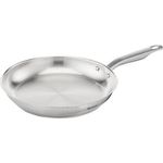 TEFAL VIRTUOSO E49206 Bratpfanne 28 cm | unbeschichtet | 10 Jahre Garantie | hochwertiger Premium-Edelstahl | Induktion | Braten | Rezepte