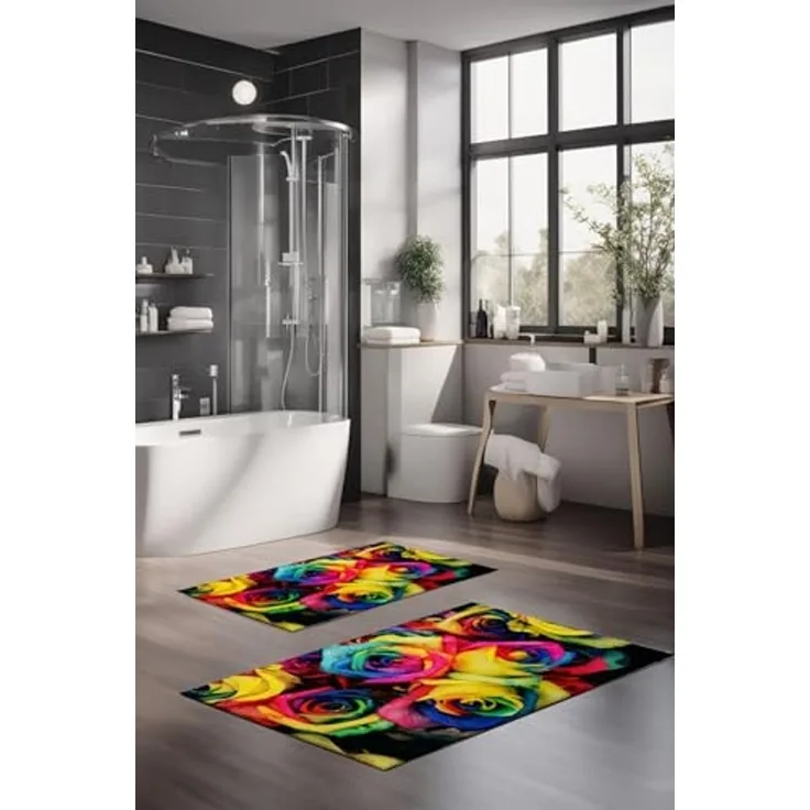Mijolnir 'CT-5150' Badematten-Set (2-teilig), Mehrfarbig