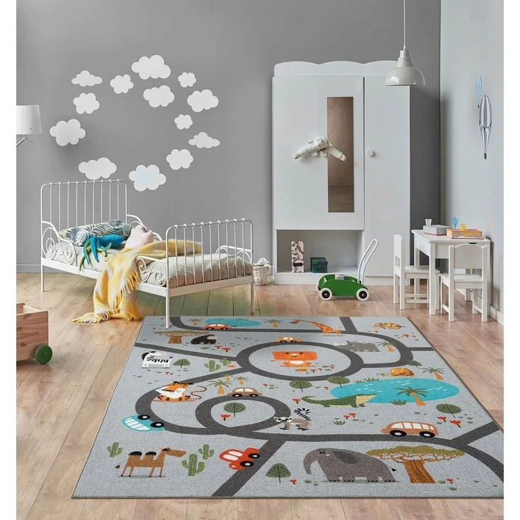 the carpet Teppich Happy Life, rechteckig, Höhe: 4 mm, Life Kinderzimmer Teppich Spielteppich pflegeleicht – Bild 1