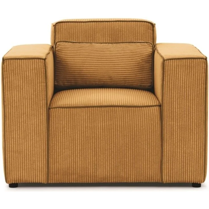 Sessel Designersessel WALDO in Stoff Poso Senfgelb – Bild 2