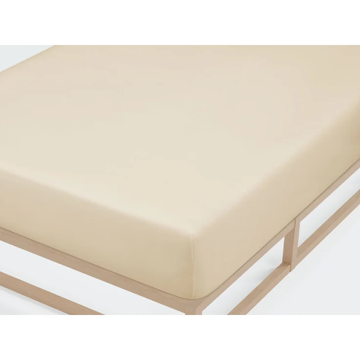 Castell Jersey-Stretch-Spannbetttuch, Kitt, 1x 140x200 cm - 160x200 cm, 140x200 cm – Bild 1