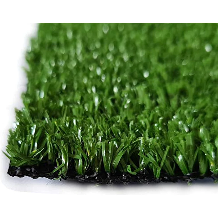 Kunstrasen 100x200 – Wetterfester Outdoor Teppich in Grün für Balkon, Terrasse & Garten | Robuster Teppichboden als Rasen-Alternative – Bild 9