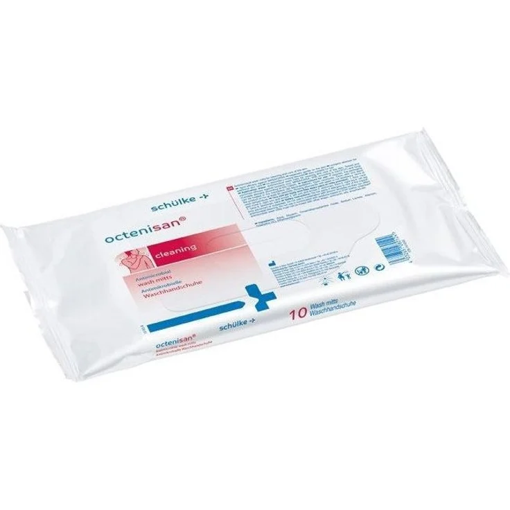 DocMed Einmal-Waschhandschuh octenisan Waschhandschuhe (8 Stck) (Ideal für Ganzkörperwaschungen 8-St. antiseptische Körperwaschung), Antimikrobielle Wirkung, frei von Parfüm- und Farbstoffen – Bild 5