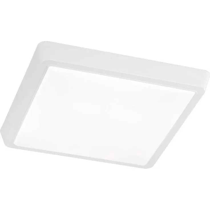 LED Deckenleuchte, Metall weiß, L 31 cm