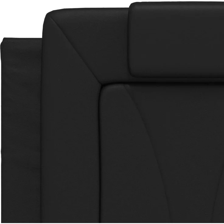 vidaXL Kopfteil-Kissen Schwarz 120 cm Kunstleder 374781 – Bild 4