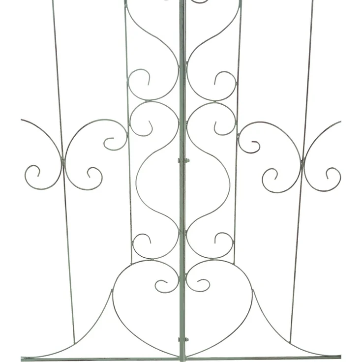 Rankgitter JORIS 2er Set - 99x1x133cm, Metall, Antik-Grün | Rankhilfe Kletterpflanzen Gartendekoration – Bild 7