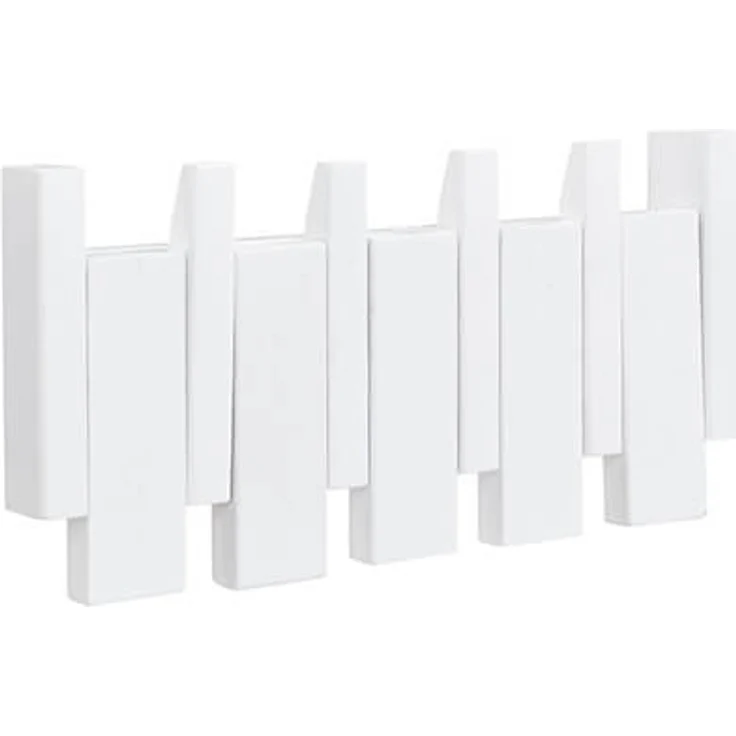 HOME DELUXE Garderobenleiste PORTE Weiß - 32 x 15 cm – Bild 3