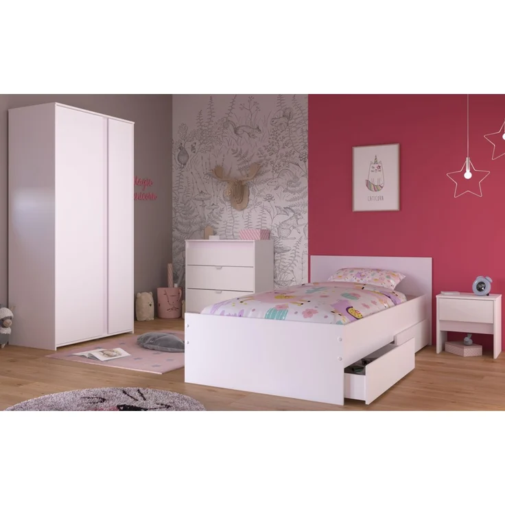 Parisot Kinderzimmer und Jugendzimmer Pirouette in weiß Set 4-tlg. – Bild 2