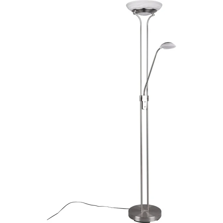 Novel 'ORSON' LED-Stehleuchte, Metall nickel, 32.5 x 180 cm, dimmbar mit Sensordimmer – Bild 5
