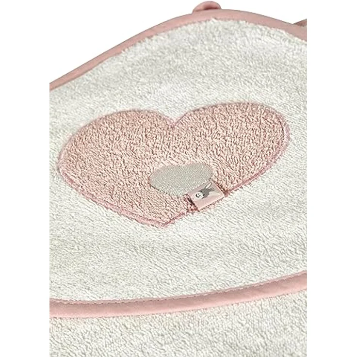 Sterntaler Kapuzen Badetuch 100x100 cm Esel Emmi Girl Herz flora rose – Bild 6