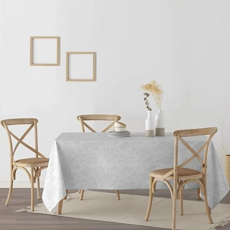 Belum Tischdecke aus Kunstharz, schmutzabweisend, Größe: 300x140 cm, Modell: 0400-35, Stoff: 100% Baumwolle, Nicht Wachstuch, sehr weich, wasserdicht, flüssigkeitsabweisend – Bild 3