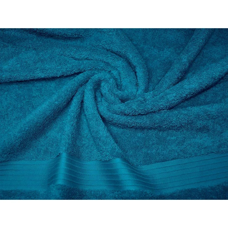 Lashuma Saunatuch Linz, Frottee (1-St), Baumwoll Saunahandtuch Petrol Blau 70x200 cm – Bild 3