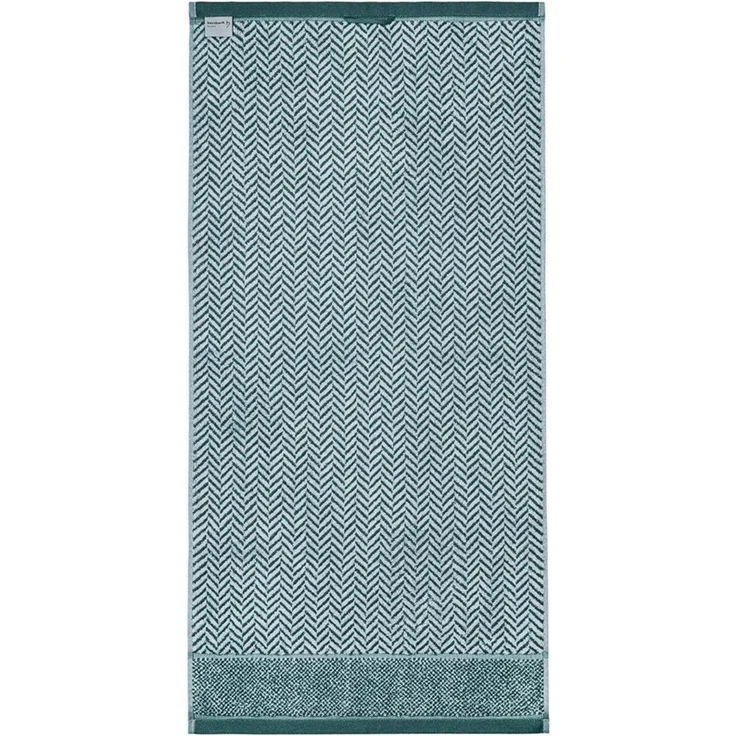 herzbach home Duschtücher Italiana 70x140 cm, (2-St), 500g/m², Premium-Qualität, 100% Baumwolle, gemustert – Bild 4