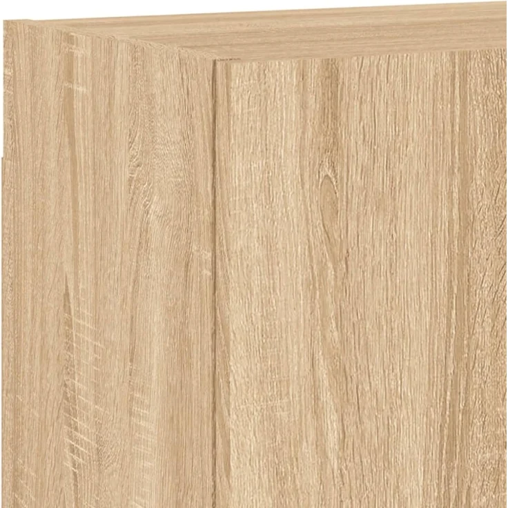 vidaXL 4-tlg. Wohnwand Sonoma-Eiche Holzwerkstoff 3216430 – Bild 12