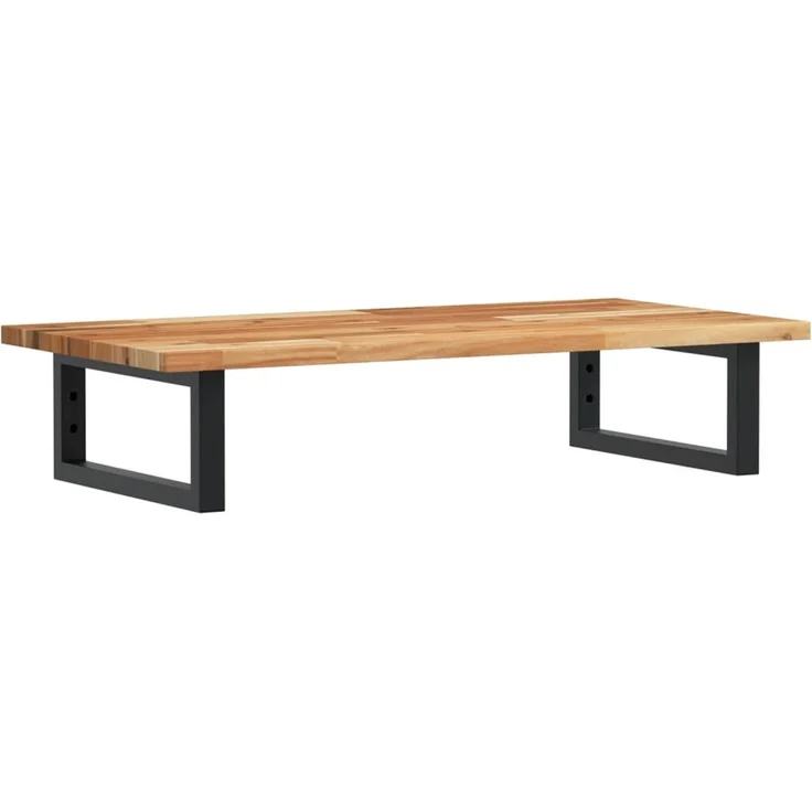 vidaXL Waschbeckenregal Wandmontage Stahl und Akazienholz 3302721 – Bild 2