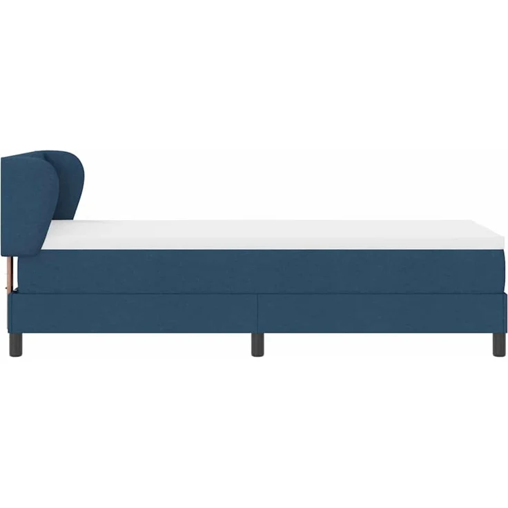 vidaXL Boxspringbett mit Kopfteil Blau 80 x 200 cm Stoff 3340058 – Bild 8