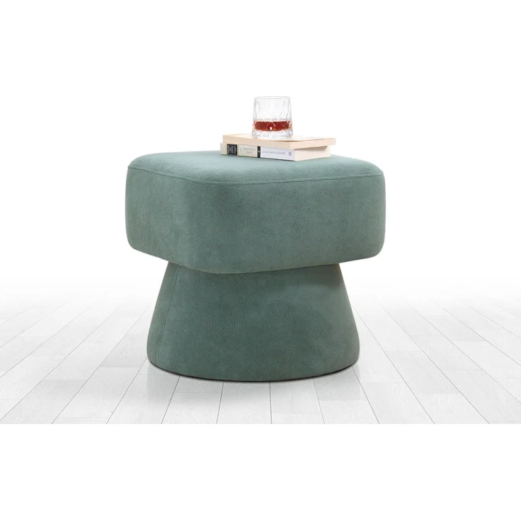 Hanah Home 'Mullin - Green' Pouffe, Grün, 45 x 42 x 45 cm – Bild 5
