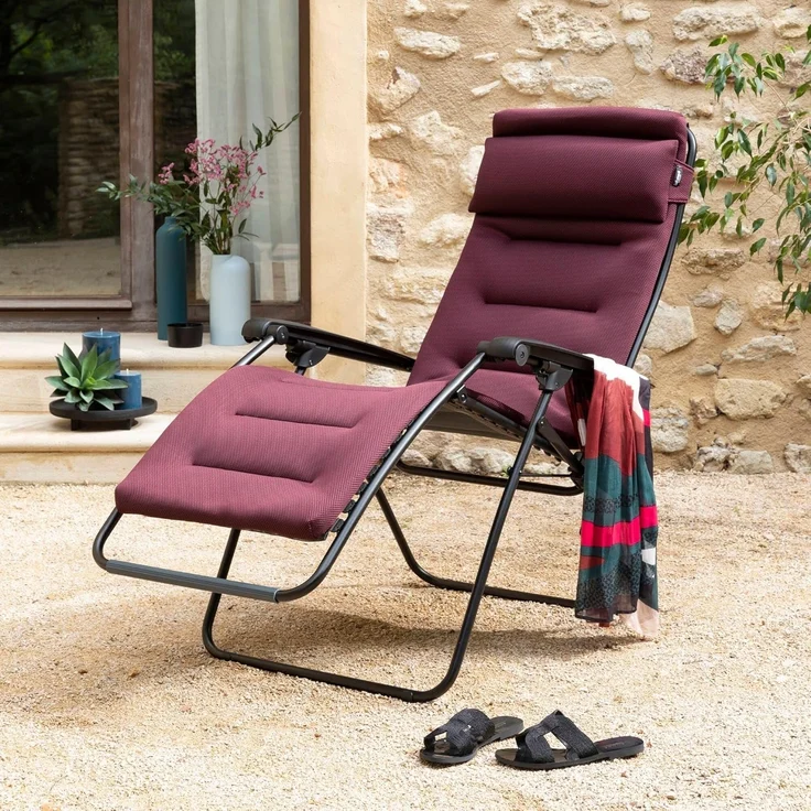 Lafuma RSX CLIP Air Comfort® Relaxliege Bordeaux Sonnenliege LFM2058.3186 – Bild 2