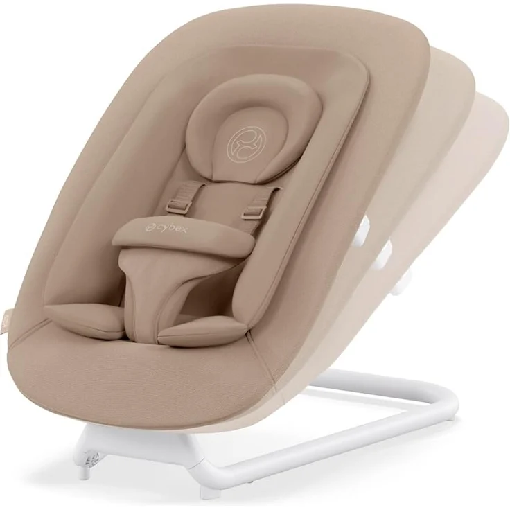 Cybex Lemo Bouncer Wiege und Neugeborenensitz für Lemo Hochstuhl Almond Beige – Bild 2