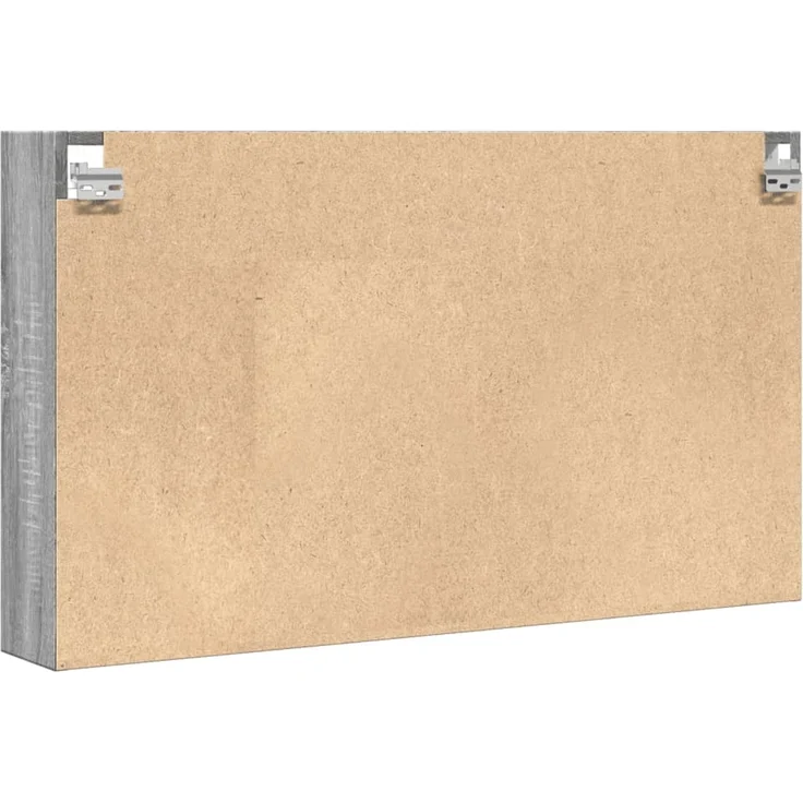 vidaXL Vitrinenschrank Grau Sonoma 100x15x58 cm Holzwerkstoff 847931 – Bild 5