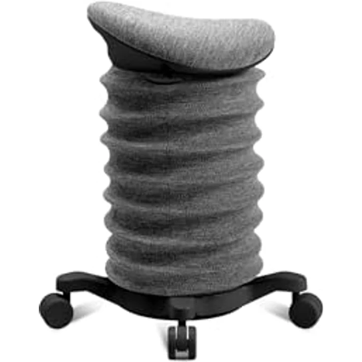 TOPSTAR Sitness 4D mit Rollen - AGR-Zertifiziert Dynamischer Sitzhocker schwarz, ergonomischer Bürohocker - höhenverstellbar - stärkt den Rücken - entlastet die Bandscheiben – Bild 4