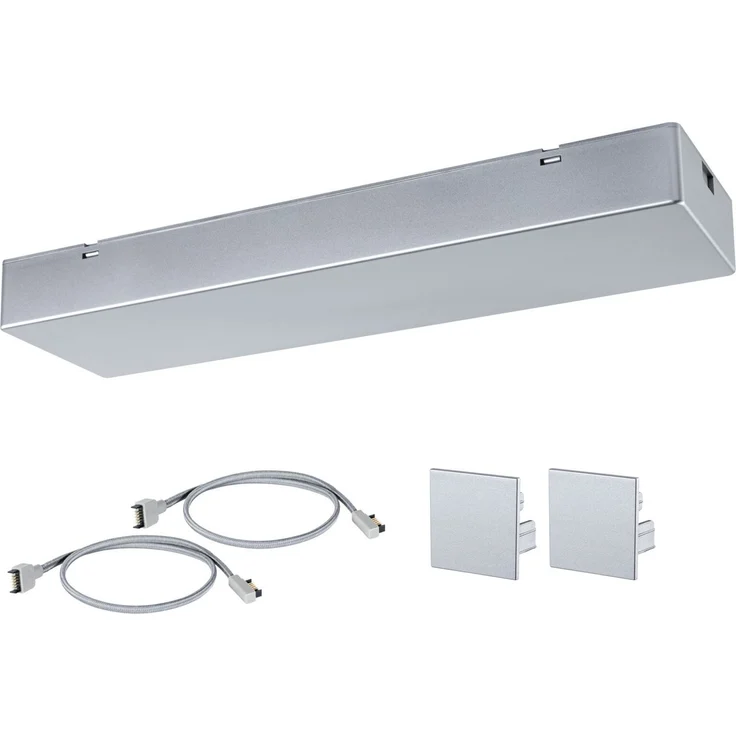 Paulmann Einspeisung für Lichtleiste Linion Power Box 120 W Kunststoff chrom matt – Bild 10