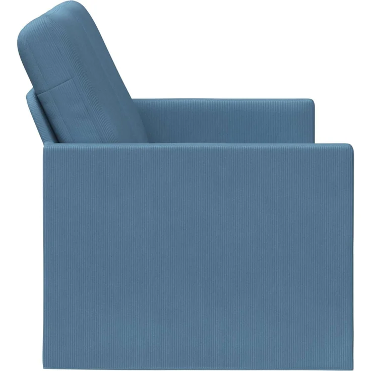 vidaXL 2-Sitzer Sofa Blau 150 x 81 x 82 cm Cordstoff 42041103 – Bild 3