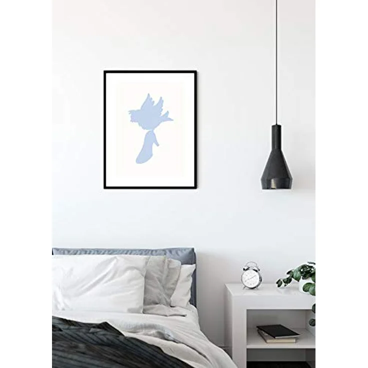 Komar Disney Wandbild Cinderella Bird, Kunstdruck für Kinderzimmer, Größe 50x70cm, ohne Rahmen, fotorealistischer Druck auf Premium-Poster Fotopapier, Made in Germany – Bild 3