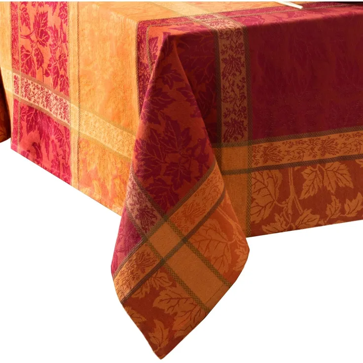 Elrene Home Fashions Jacquard-Tischdecke aus gewebter Baumwolle, rechteckig, 152,4x304,8 cm