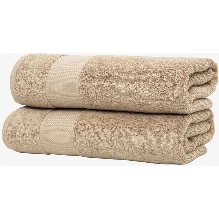 Wolkenfeld Duschtücher Premium Low-Twist Baumwolle 550 g/m² – 2 große Duschtücher, Frottier (2-St), 70×140 cm – weich, saugfähig und ideal für Bad & Wellness – Bild 5