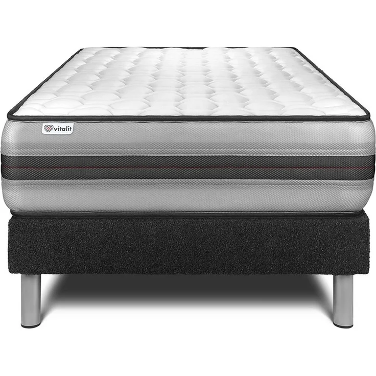 Matratzenset VITAL POWER RECOVER 90x190 cm Bettrahmen Kit schwarz – Bild 1