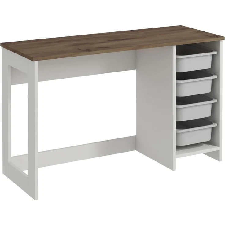 Skye Decor 'Hero - Antique Walnut' Schreibtisch, Antik-Walnuss, 120 x 73 x 45 cm – Bild 1