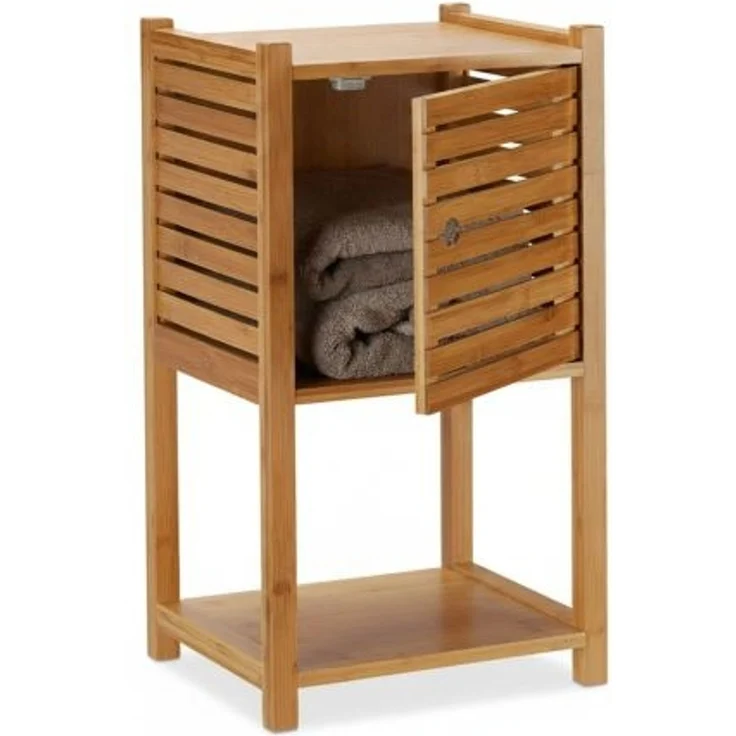 Relaxdays Badregal Bambus mit 3 Ebenen – Bild 10