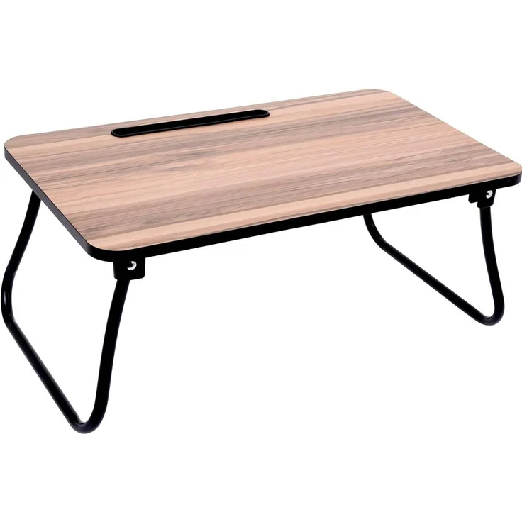 Excellent Houseware Laptoptisch Klappbar Natur und Schwarz 447447 – Bild 3