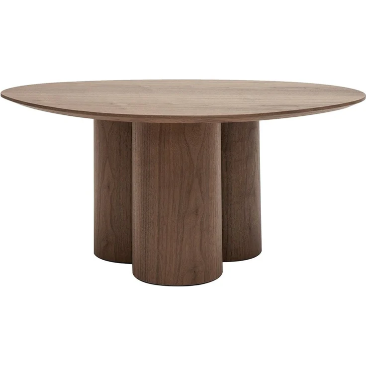 WILLIAMSPACE Couchtisch Moderner Couchtisch, asymmetrische Freiformplatte, Holzfurnier – Bild 3