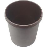 Han 'Grip' Papierkorb Grip, mit umlaufendem Griffrand und 2 Griffmulden, 18 Liter, Braun