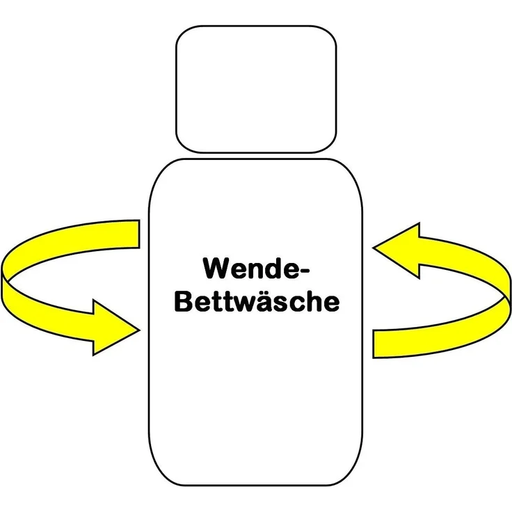 Herding Jugendbettwäsche Einhorn Biber Flanell Wende Bettwäsche 2 tlg. 135x200cm Pummeleinhorn, Flanell, 2 teilig, Ich hab Dich zum Fressen gern, warme Bettwäsche mit Wendemotiv – Bild 6