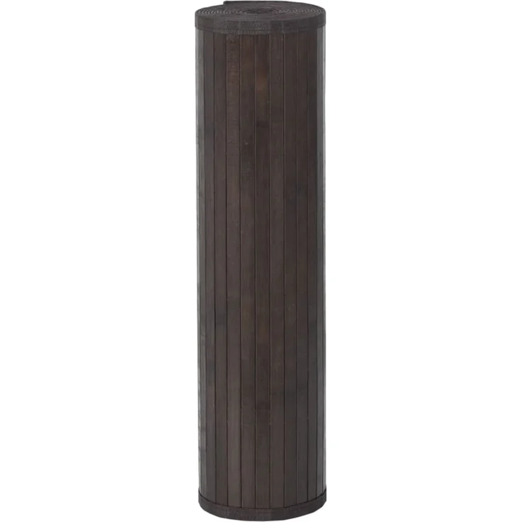 vidaXL Teppich Rechteckig Dunkelbraun 70x400 cm Bambus 376887 – Bild 3