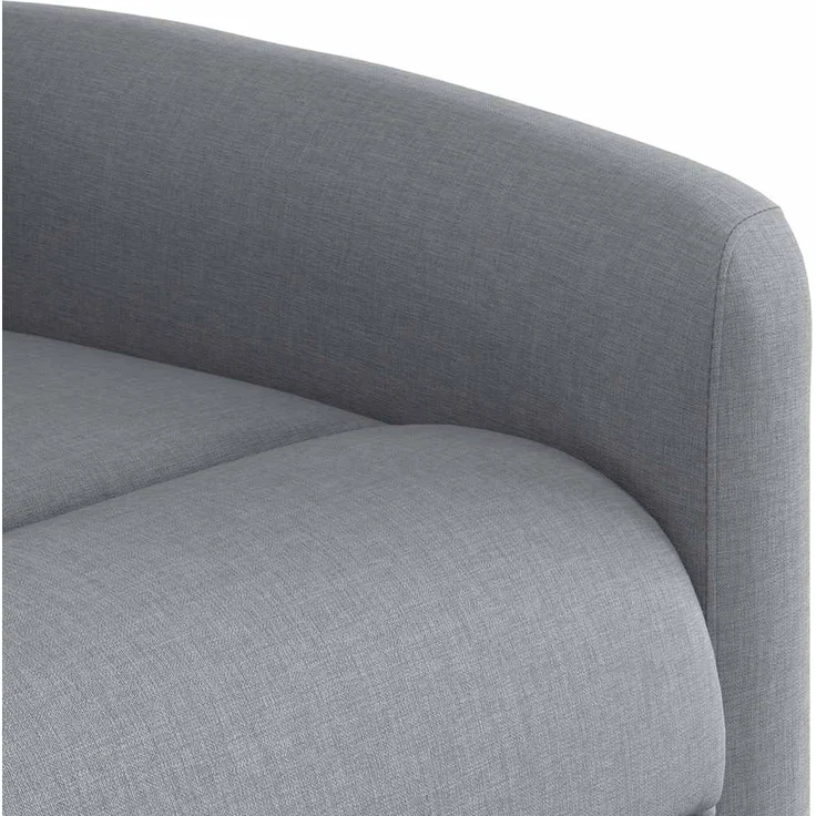 vidaXL Massagesessel mit Aufstehhilfe Hellgrau Stoff 3303204 – Bild 10