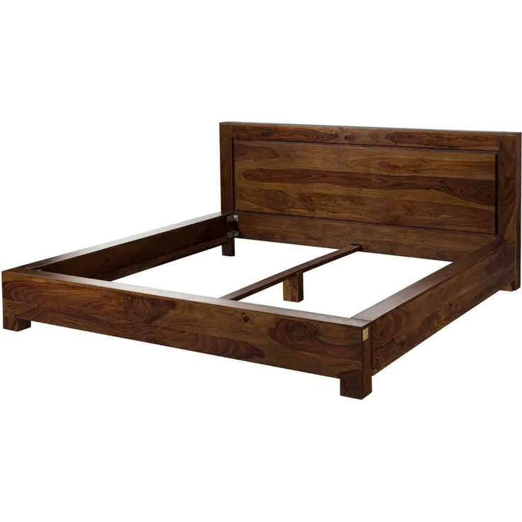 Bett Sheesham 160x200x90 life honey lackiert METRO LIFE #136