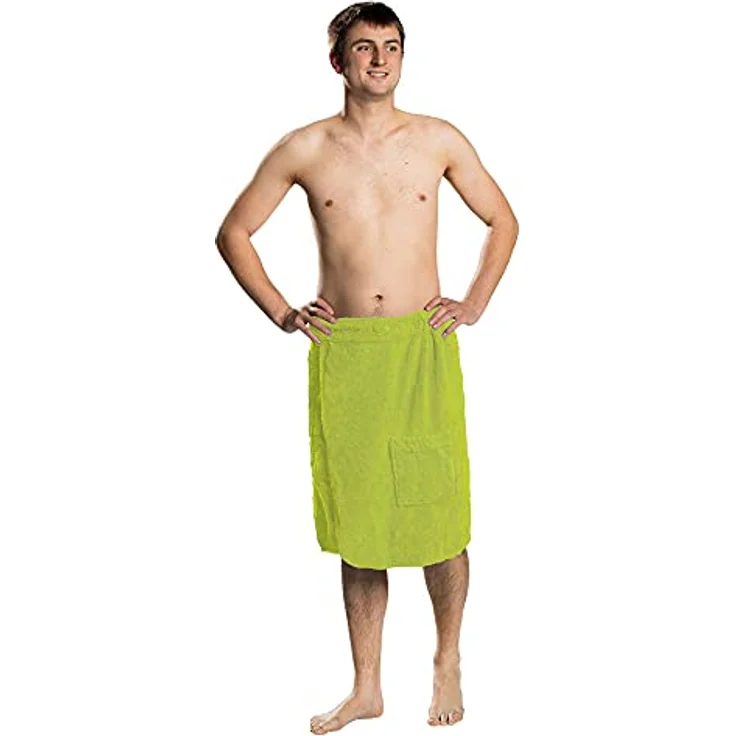Lanudo Saunatuch Lanudo® Herren Saunakilt Pure Line, 100% Baumwolle, 400g/m, antibakter – Bild 4