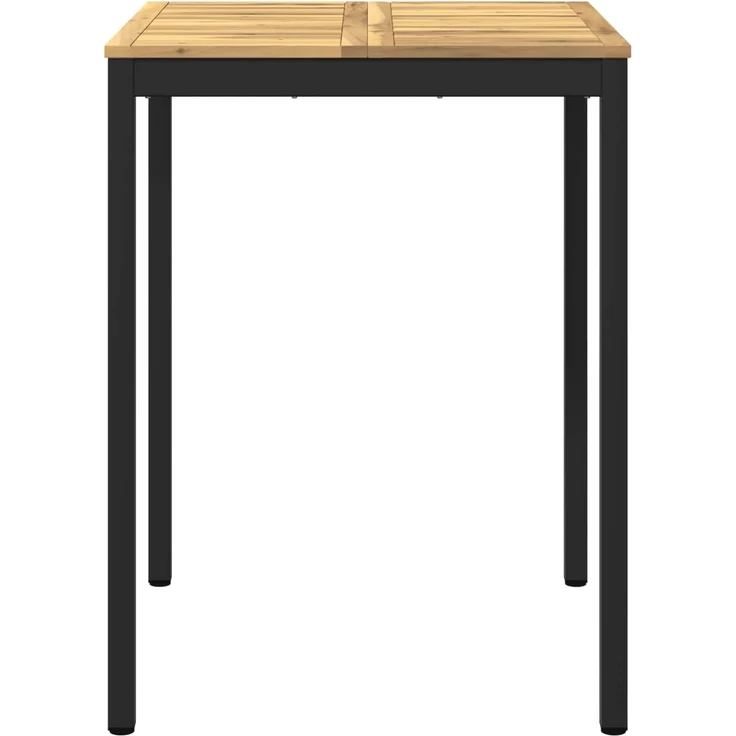 vidaXL Gartenbar-Tisch NAARDEN Weiß gewaschen und Schwarz 901776 – Bild 3
