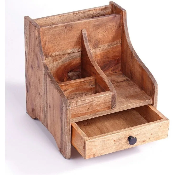 CREEDWOOD Aufbewahrungsbox BÜRO ORGANIZER "COLLEGE", 30 cm, Schreibtisch Ablage
