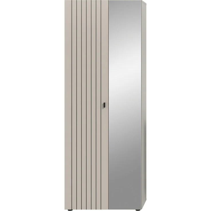 Home affaire Garderobenschrank TATIO, Höhe 192 cm, Rillenoptik, Spiegeltür (1-St) Garderobenschrank, Flurschrank, Dielenschrank – Bild 5
